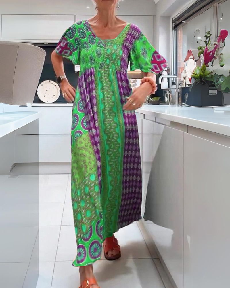 ADDISON | COLORFUL BOHEMIAN DRESS