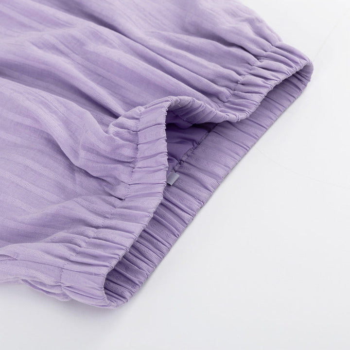 VIOLA | BREEZY BUTTON-UP AND SHORTS SET