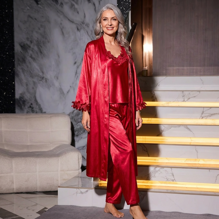 EUNICE | 3-PIECE SLEEPWEAR SET