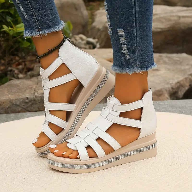 ELODIE | ELEGANT WEDGE SANDALS