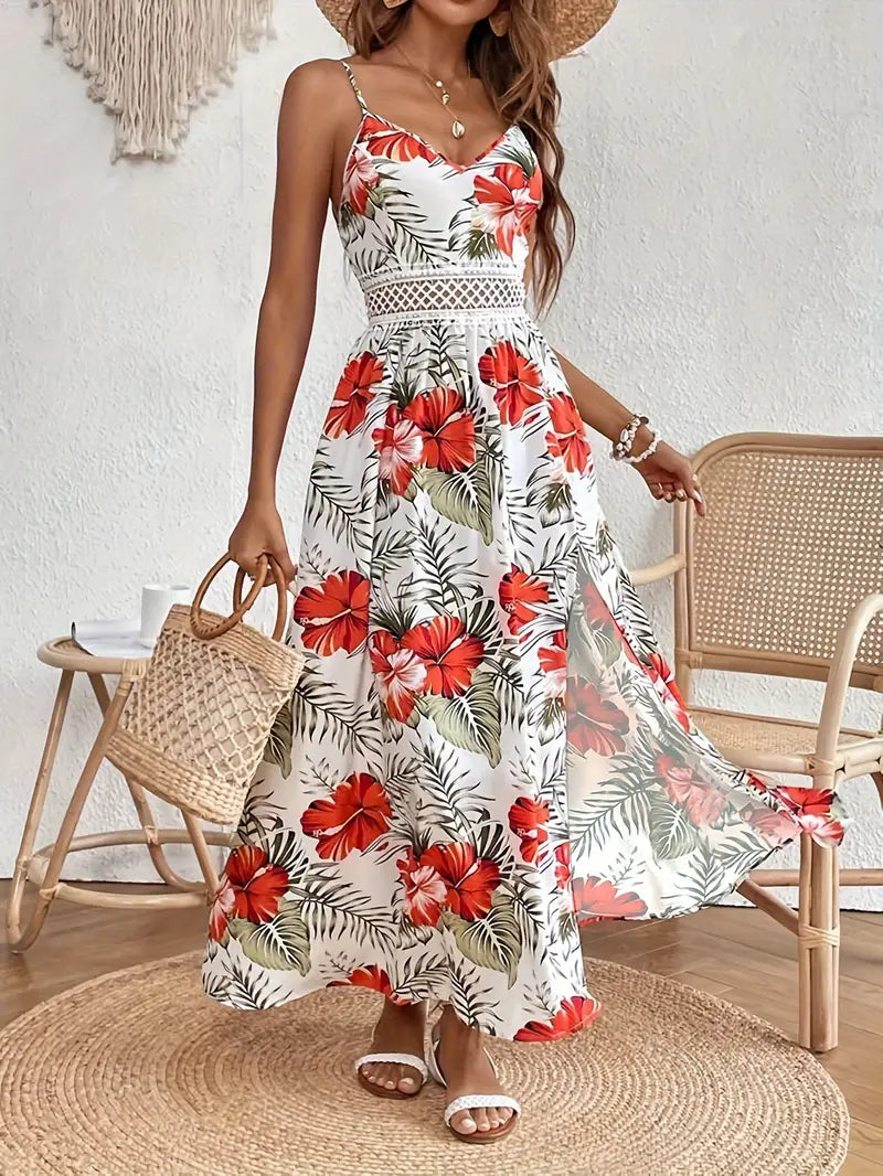 INGRID | SUMMER DRESS WITH FLORAL PRINT