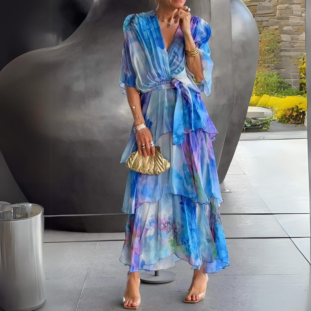 RHIANNON | DREAMY WATERCOLOR DRESS