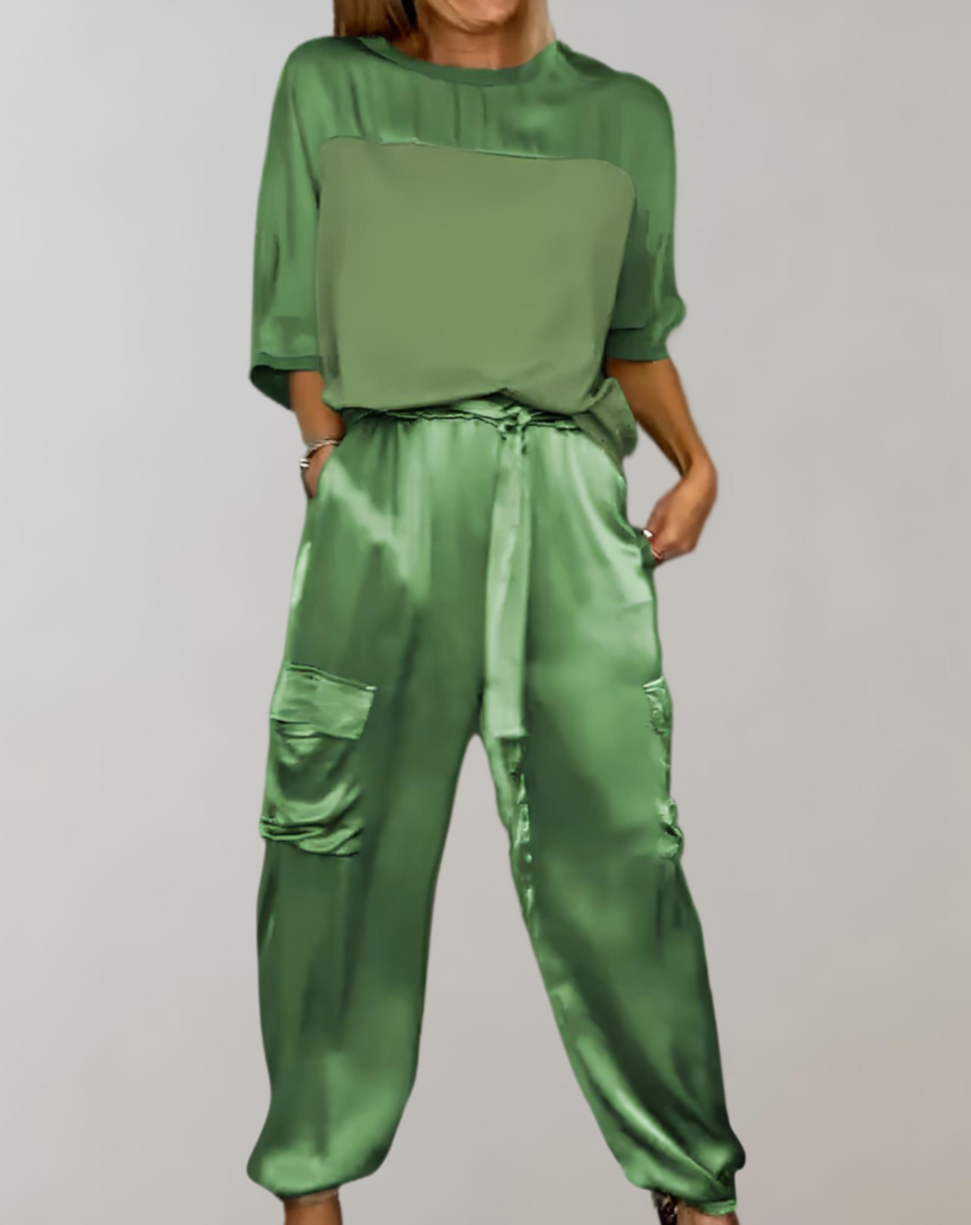 FINLEY | SILKY CARGO LOUNGE SET