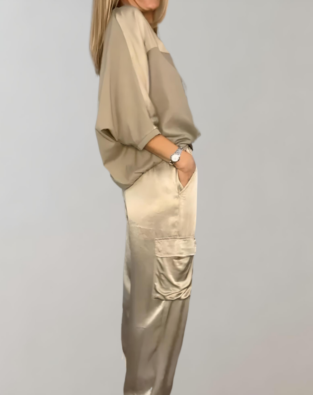 FINLEY | SILKY CARGO LOUNGE SET