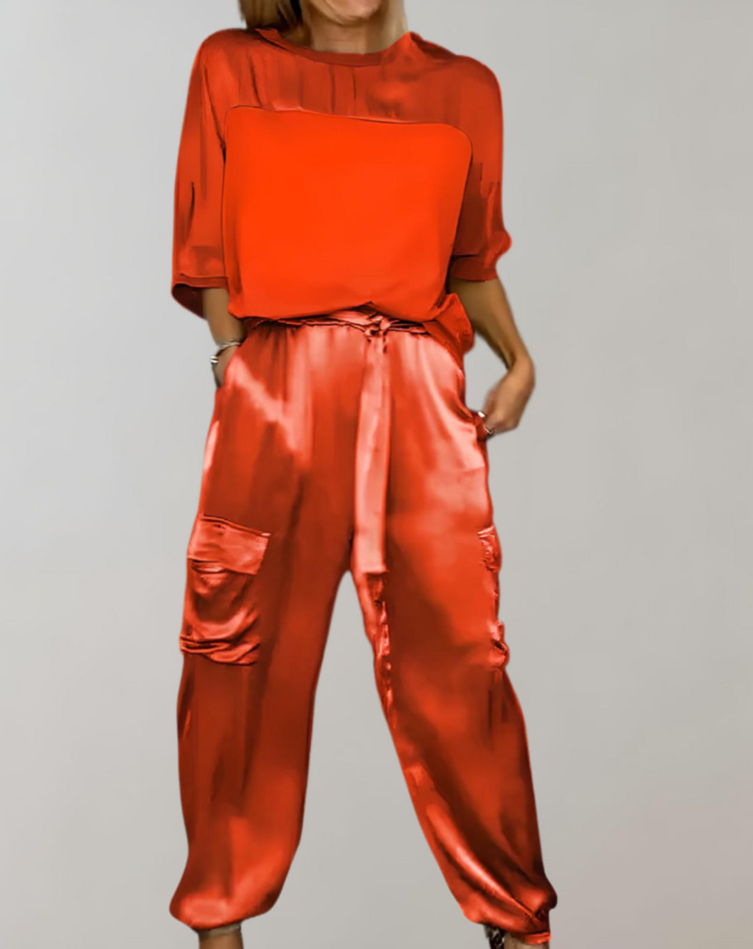 FINLEY | SILKY CARGO LOUNGE SET