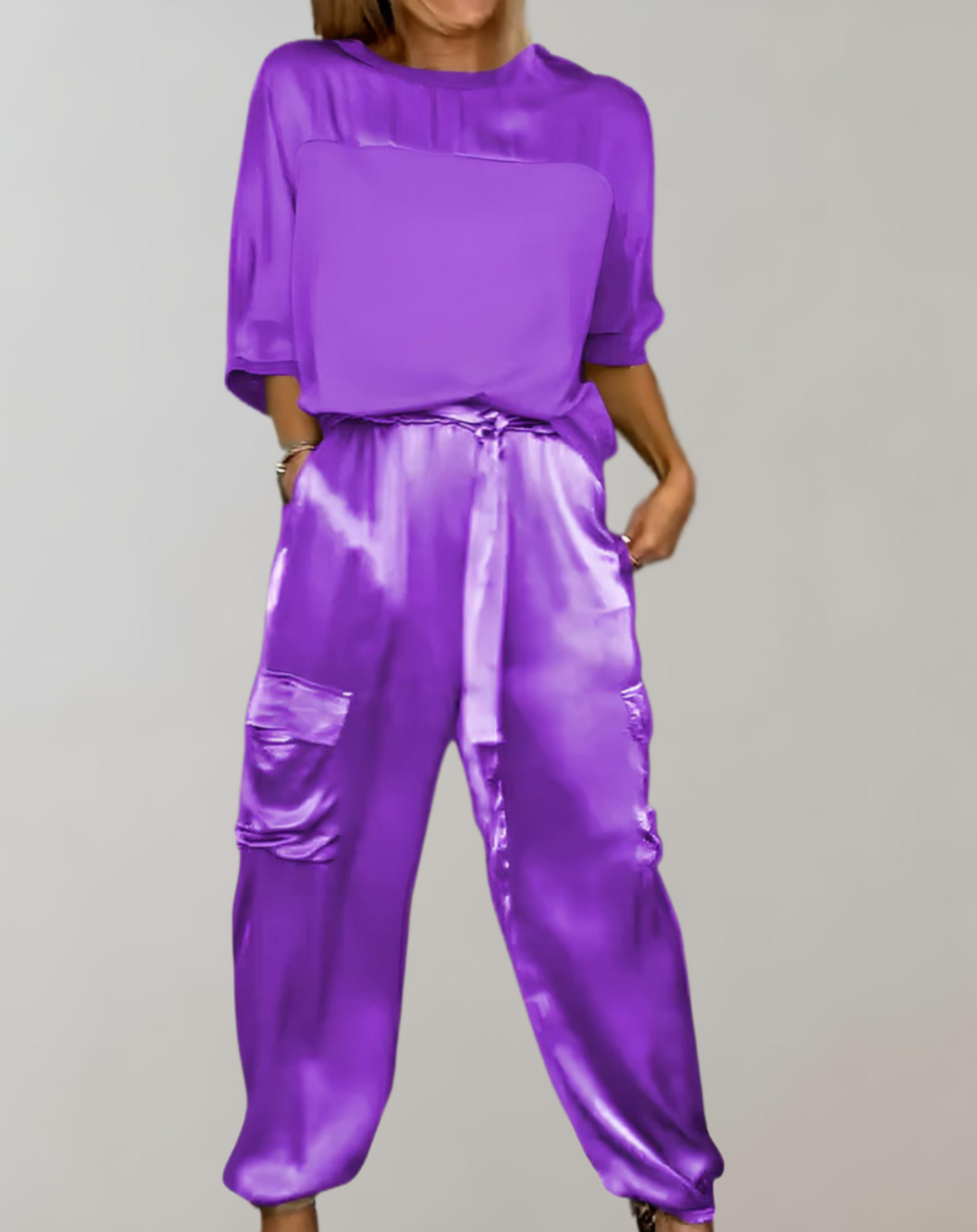 FINLEY | SILKY CARGO LOUNGE SET