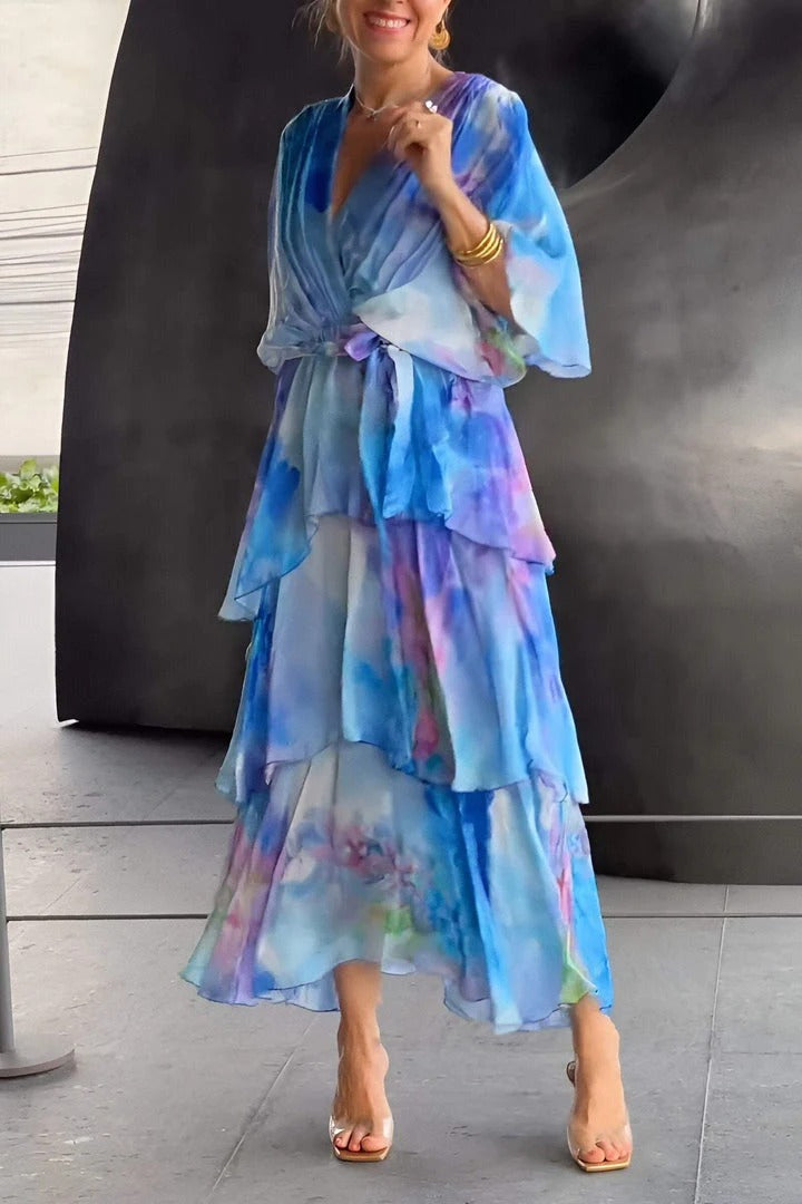 RHIANNON | DREAMY WATERCOLOR DRESS