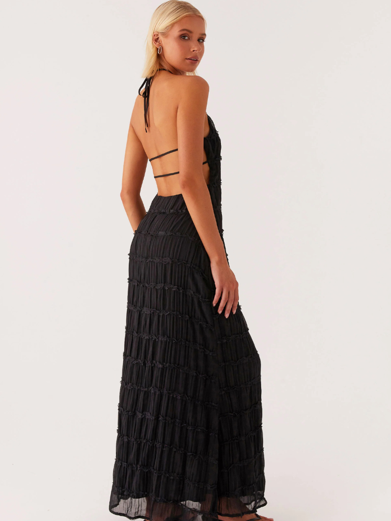 TANSY | SCULPTED TEXTURE GOWN