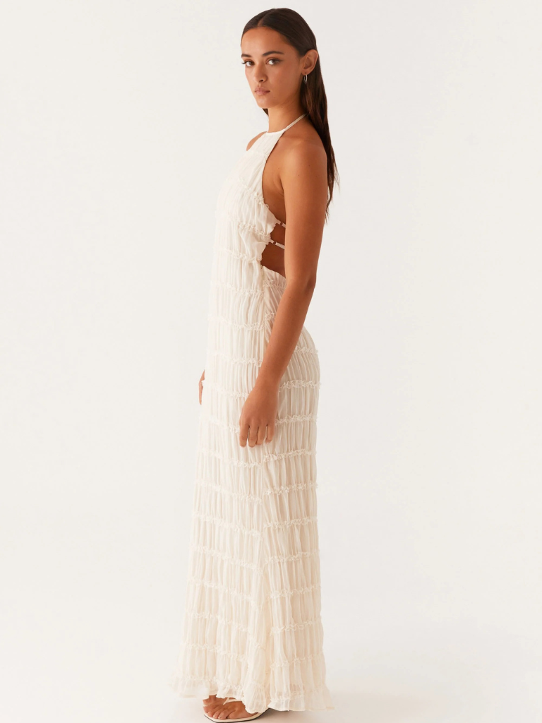TANSY | SCULPTED TEXTURE GOWN