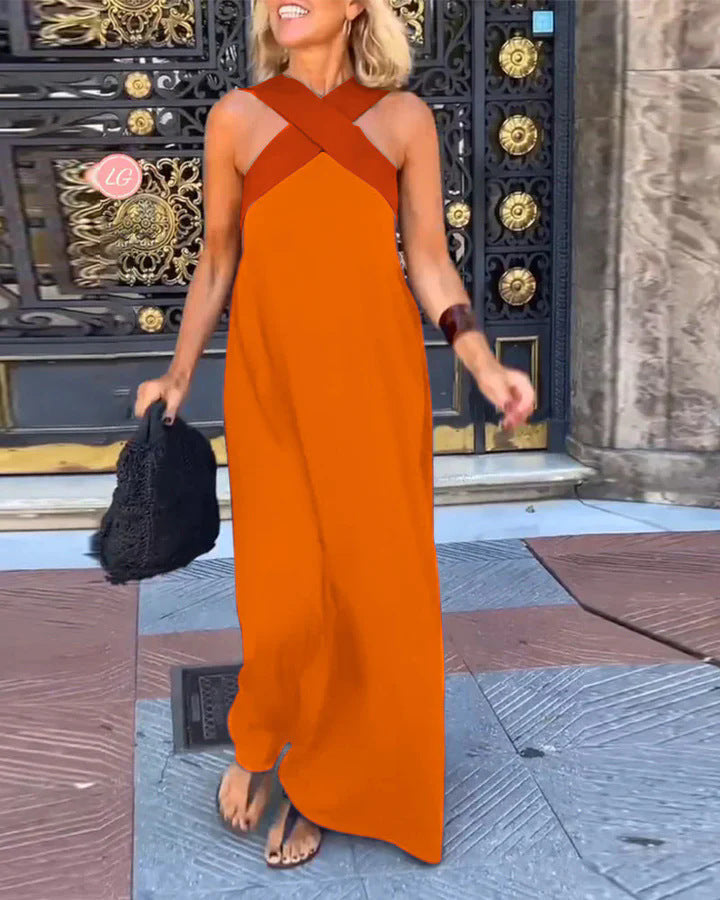 ELEANOR | CROSSOVER CUT DRESS