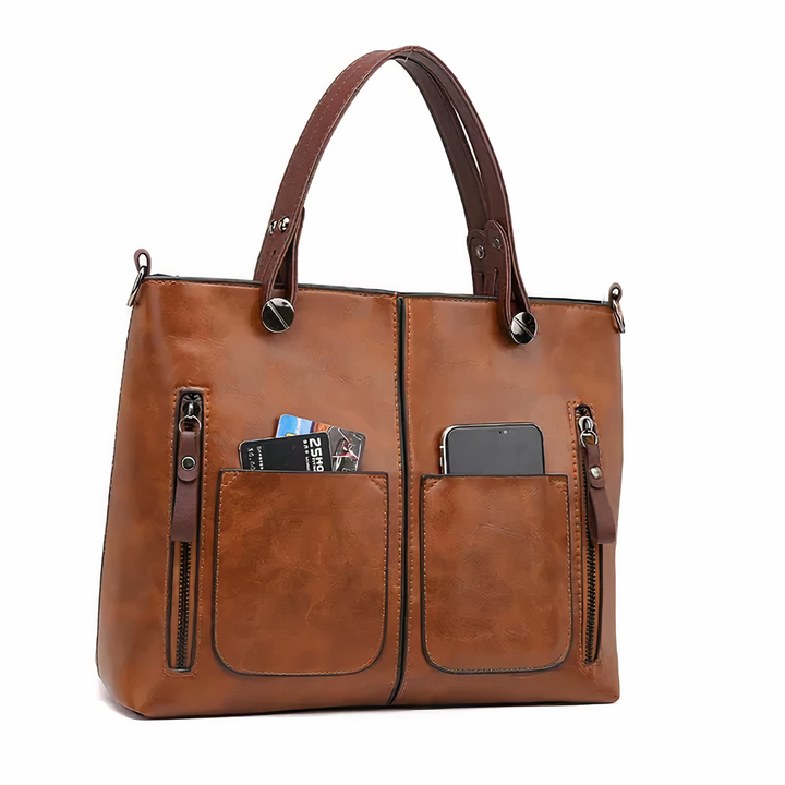WINSLET - ICONIC RETRO PU LEATHER CROSSBODY HANDBAG