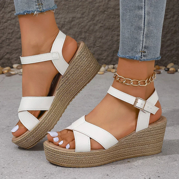 DAPHNIE | WEDGE SANDALS