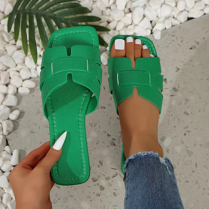 VALENCIA | SLIDES SANDALS