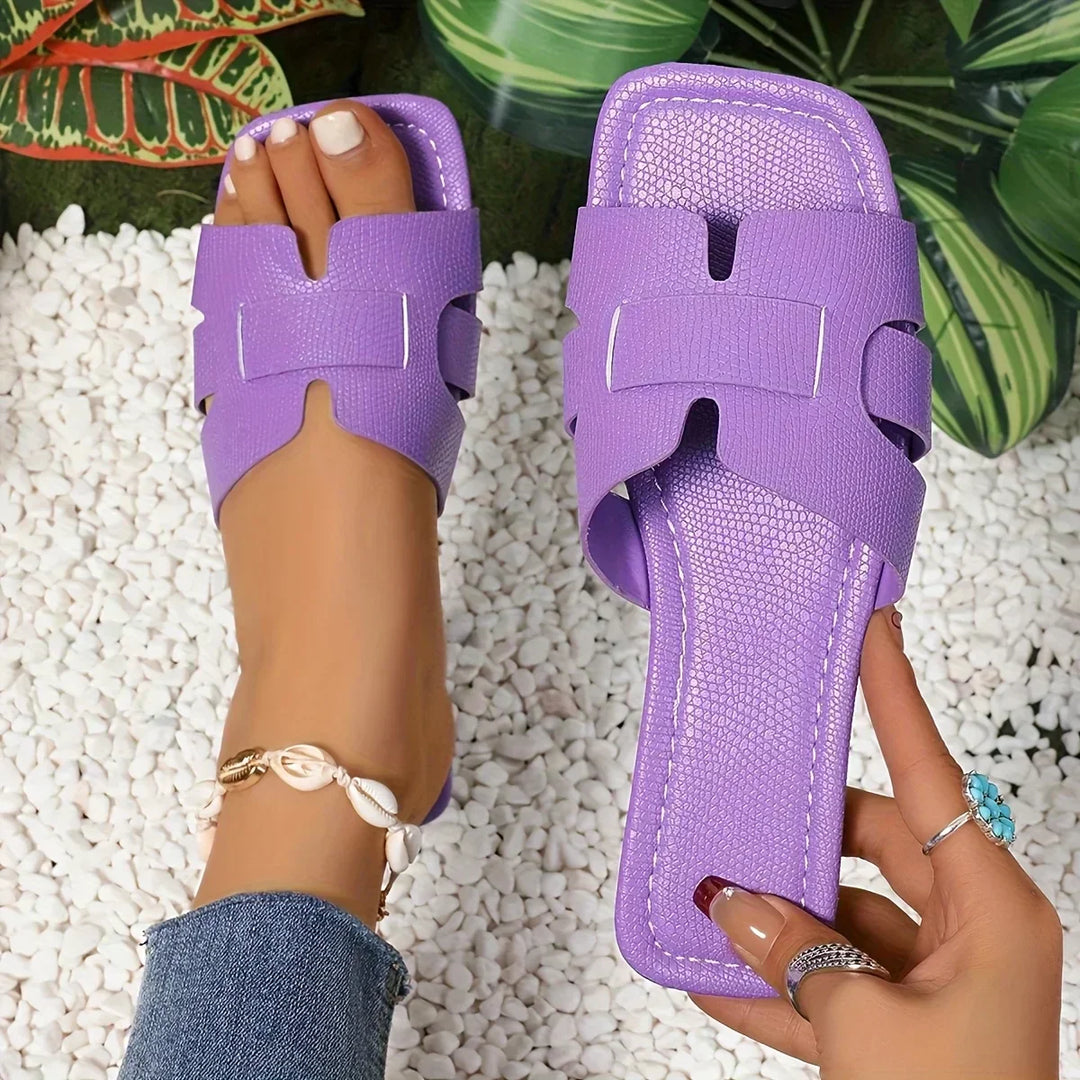 VALENCIA | SLIDES SANDALS