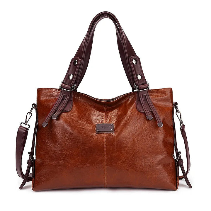 ARALYN - REFINED SOFT LEATHER TOTE BAG