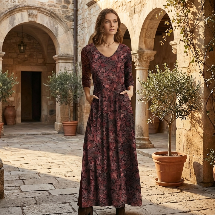 KENDAL | FLORAL MAXI DRESS