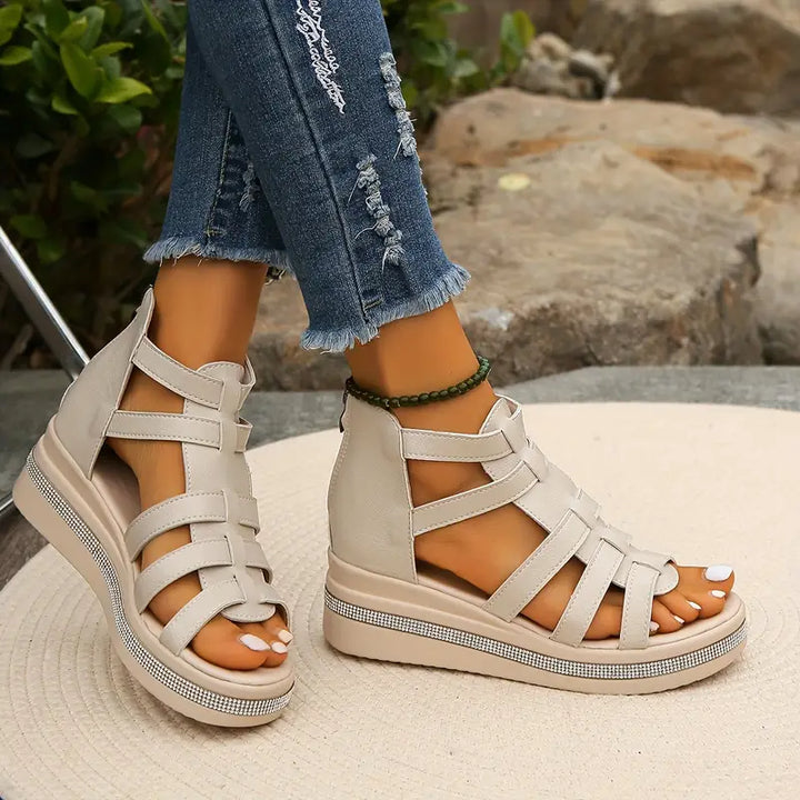 ELODIE | ELEGANT WEDGE SANDALS