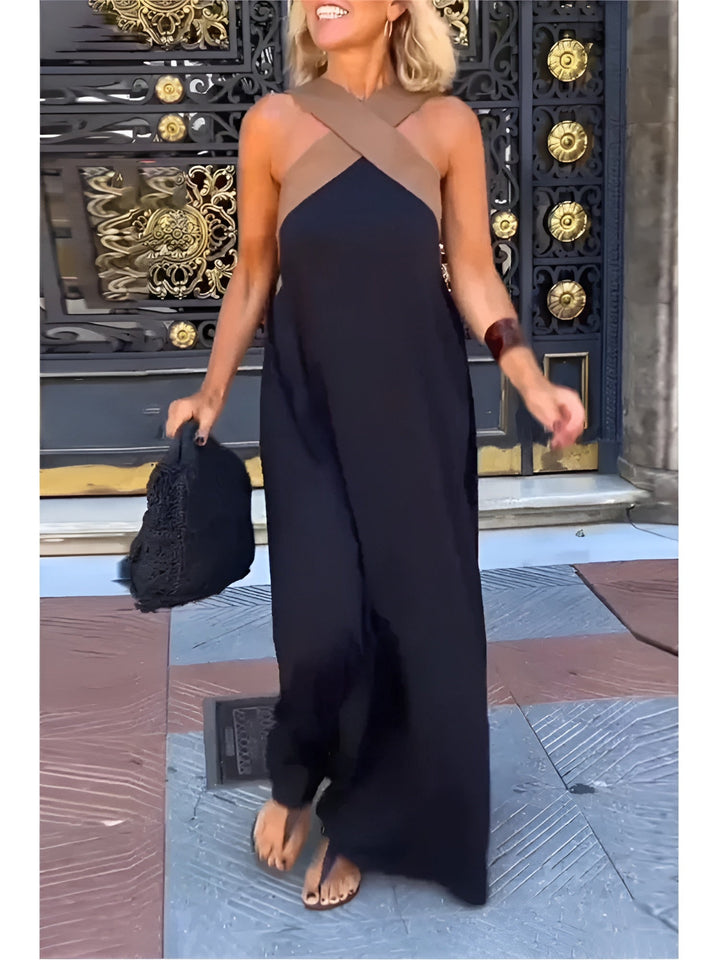 ELEANOR | CROSSOVER CUT DRESS