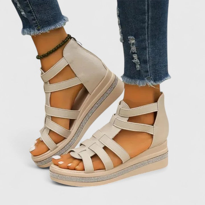 KENDALL | ORTHOPEDIC STRASS SANDALS